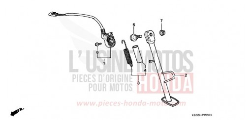SIDE STAND NSR125RY de 2000